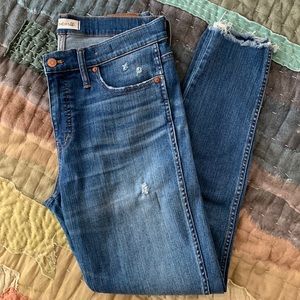 Madewell skinny jeans Sz 30